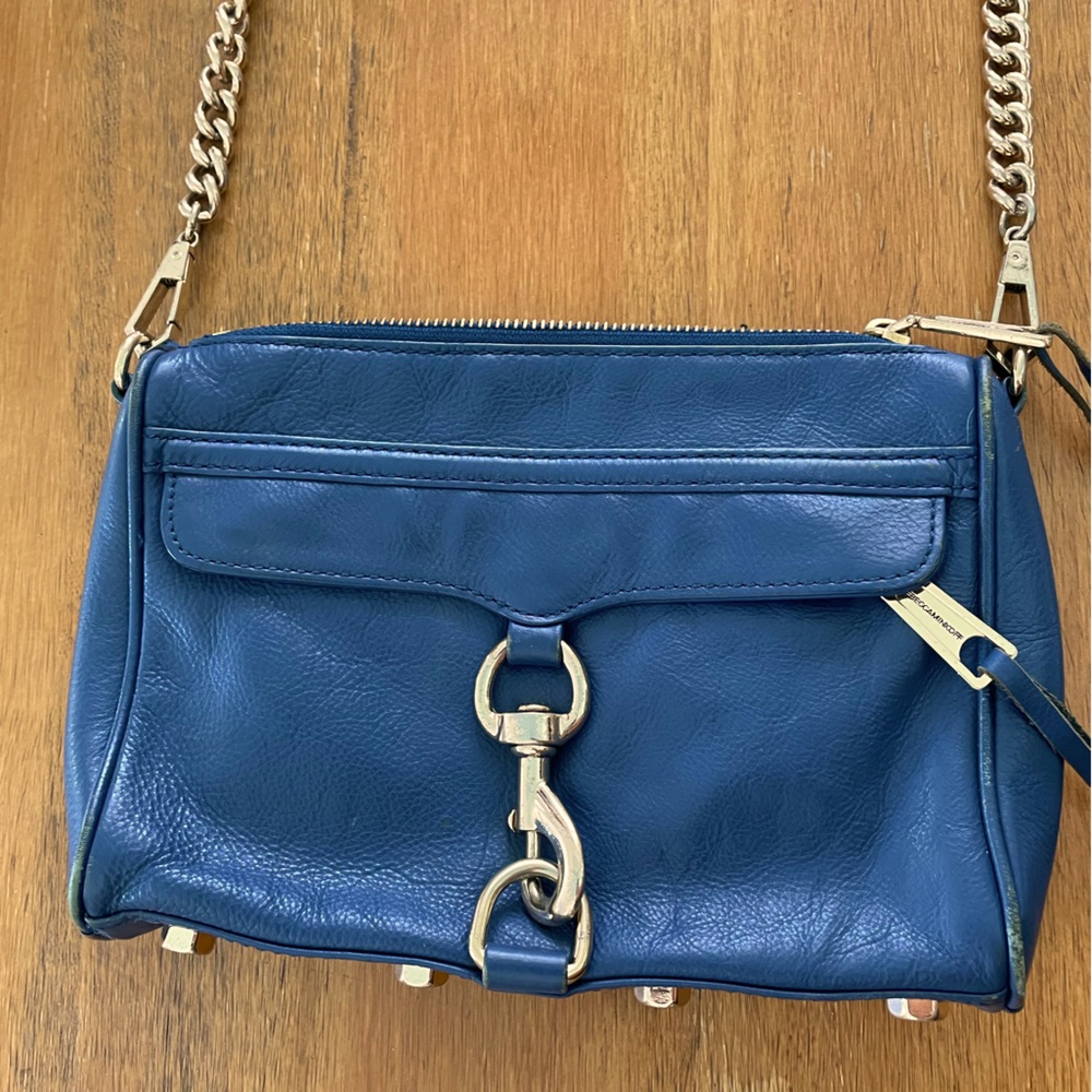 Rebecca Minkoff Mini MAC crossbody bag in blue